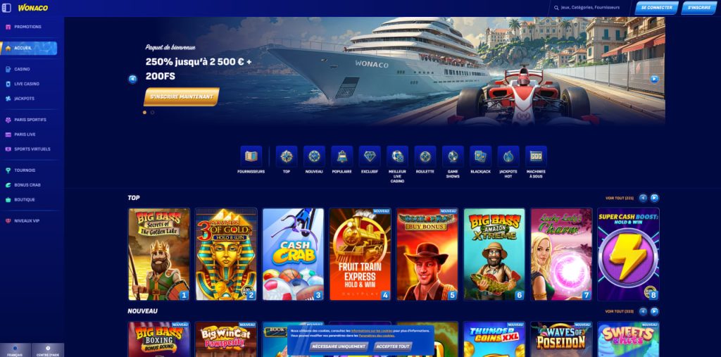 wonaco casino
